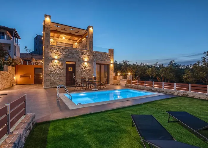 Lithina Charm Villa With Private Pool And Sea View
