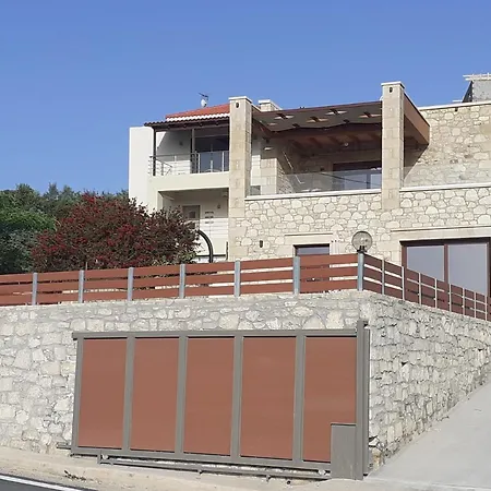 Lithina Charm Villa With Private Pool And Sea View Kamisiana Exterior photo