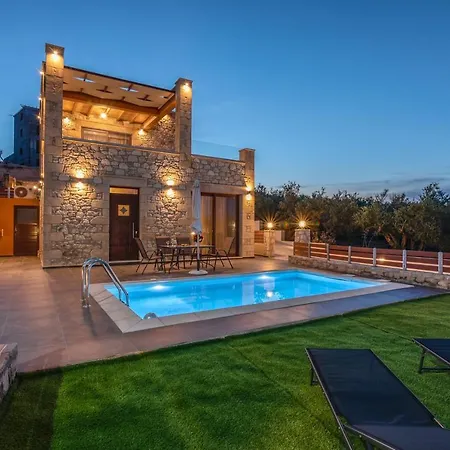 Lithina Charm Villa With Private Pool And Sea View Kamisiana Exterior photo
